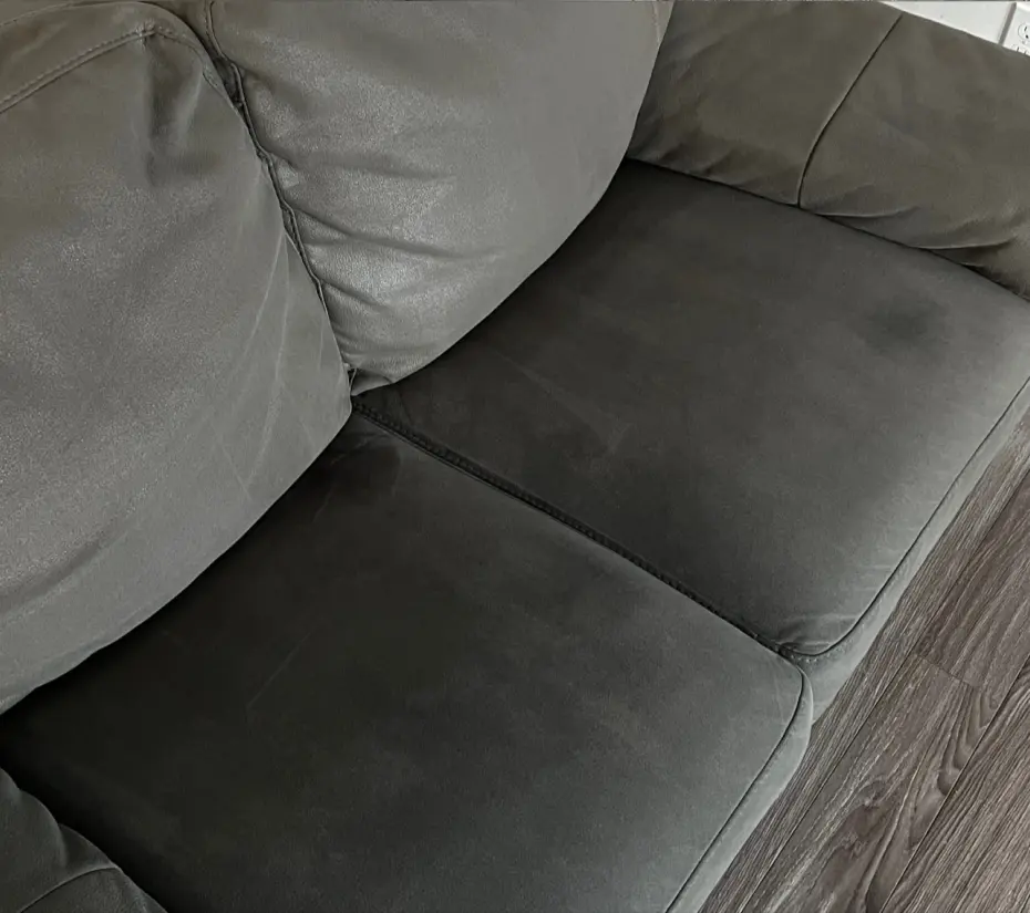 Sofa cleaning — after