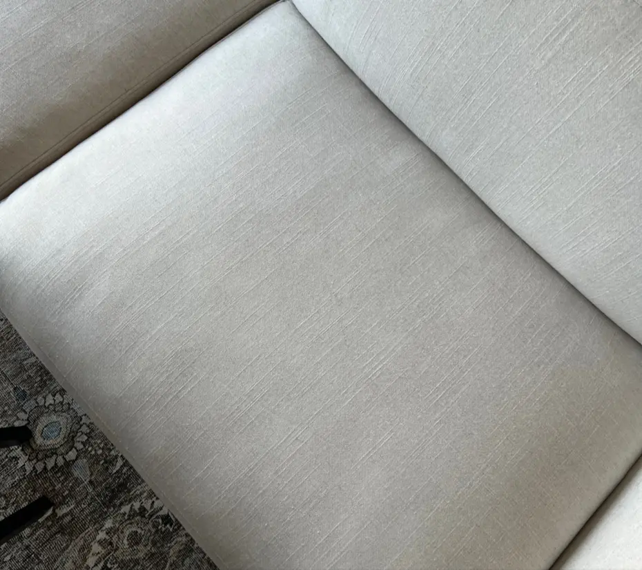 Sofa cleaning — after