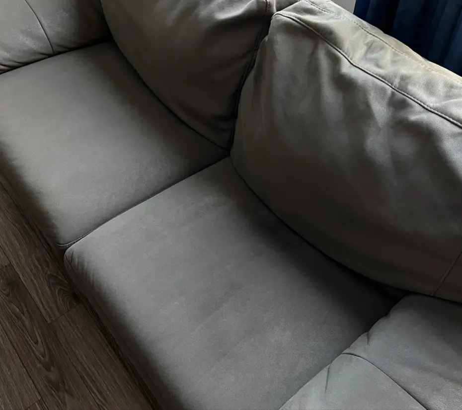 Sofa cleaning — after